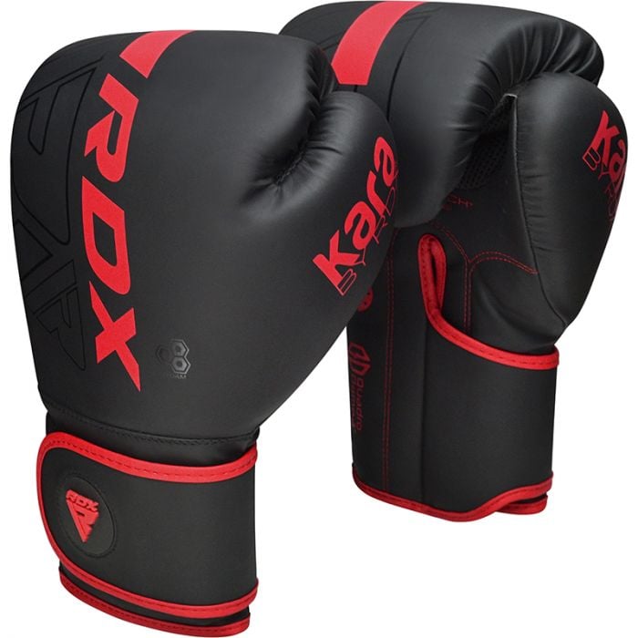GUANTES DE BOXEO KARA F6 14OZ - ROJO - 4