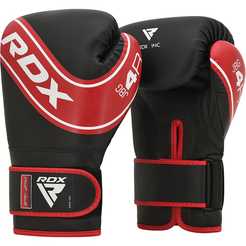 GUANTES DE BOXEO PARA NIÑOS ROBO 4B 6OZ - ROJO - 1