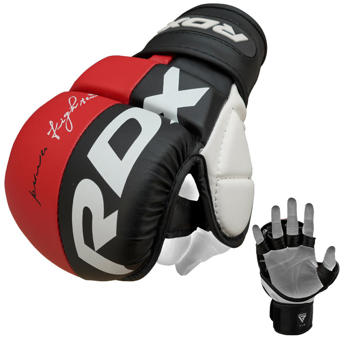 GUANTES DE COMBATE PARA MMA Y GRAPPLING T6 PLUS ROJO - S - 3