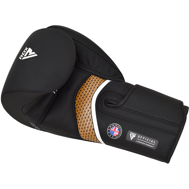 GUANTES DE BOXEO AURA PLUS T17 14OZ - DORADO - 5