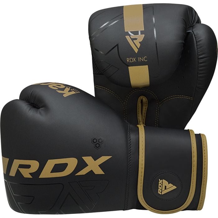 GUANTES DE BOXEO KARA F6 14OZ - DORADO - 3