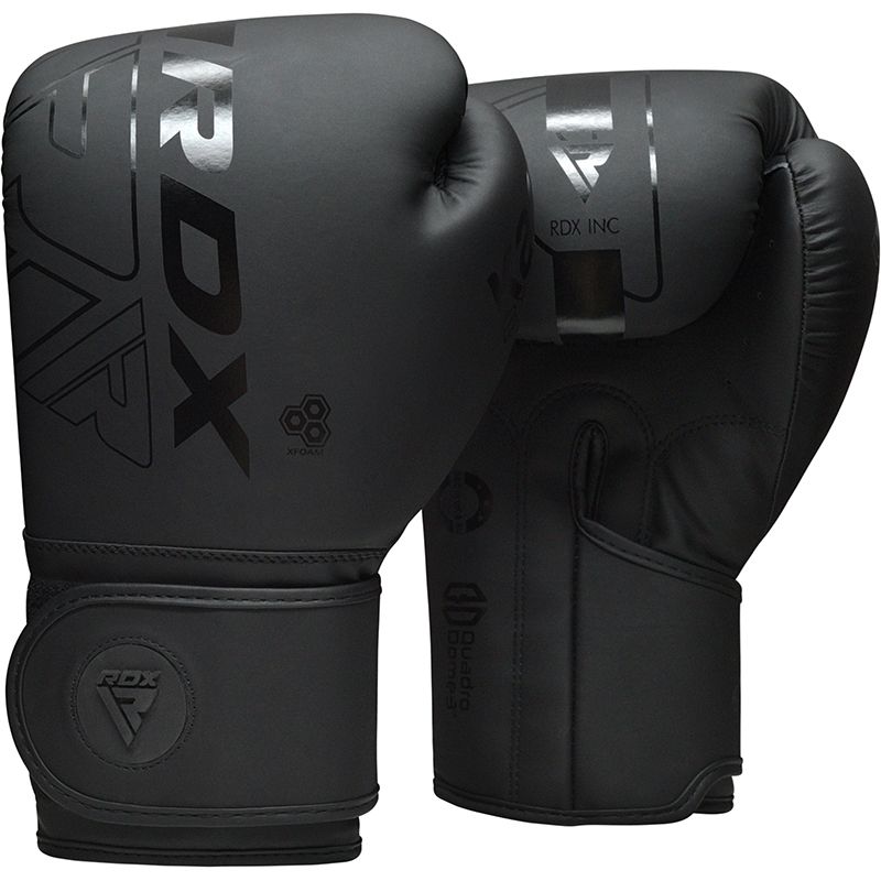 GUANTES DE BOXEO PARA NIÑOS KARA F6 6OZ - NEGRO - 1