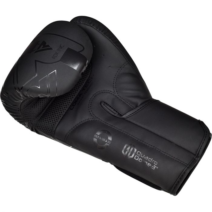 GUANTES DE BOXEO PARA NIÑOS KARA F6 6OZ - NEGRO - 4