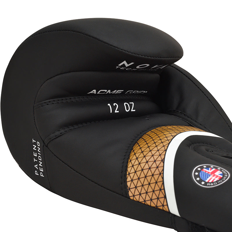 GUANTES DE BOXEO AURA PLUS T17 12OZ- DORADO - 6