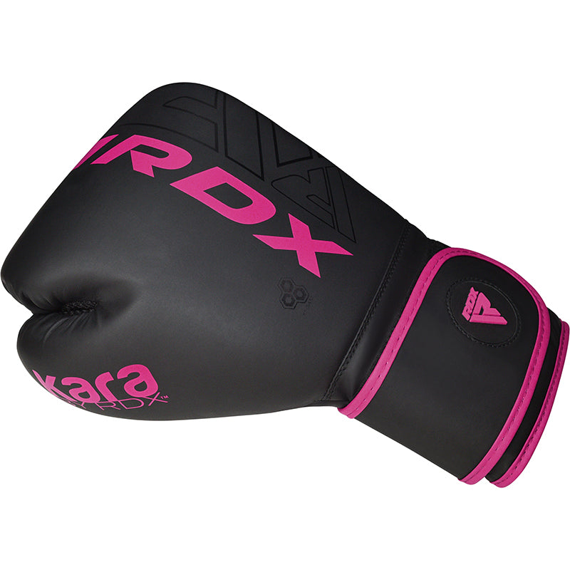 GUANTES DE BOXEO DE MUJER KARA F6 16OZ - ROSADO - 3