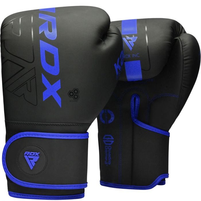 GUANTES DE BOXEO PARA NIÑOS KARA F6 6OZ - AZUL - 1