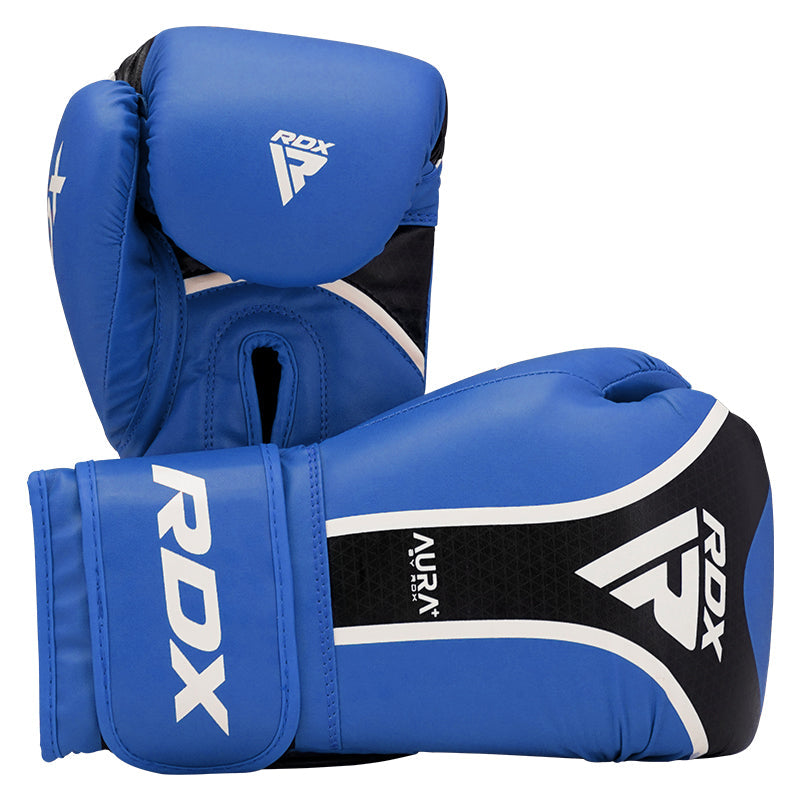 GUANTES DE BOXEO AURA PLUS T17 14OZ- AZUL - 3