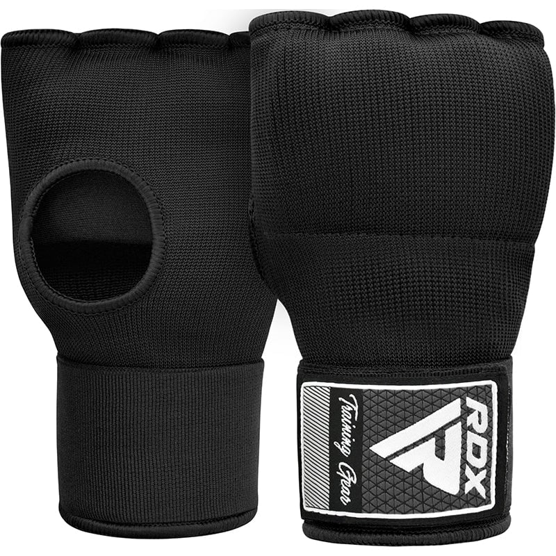 PAR DE GUANTES INTERIORES PARA BOXEO MMA MUAY THAI IS2 NEGRO - L - 5