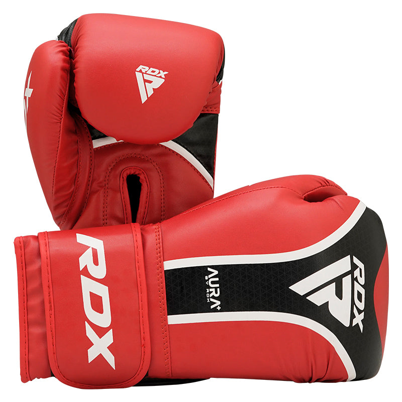 GUANTES DE BOXEO AURA PLUS T17 12OZ- ROJO - 3