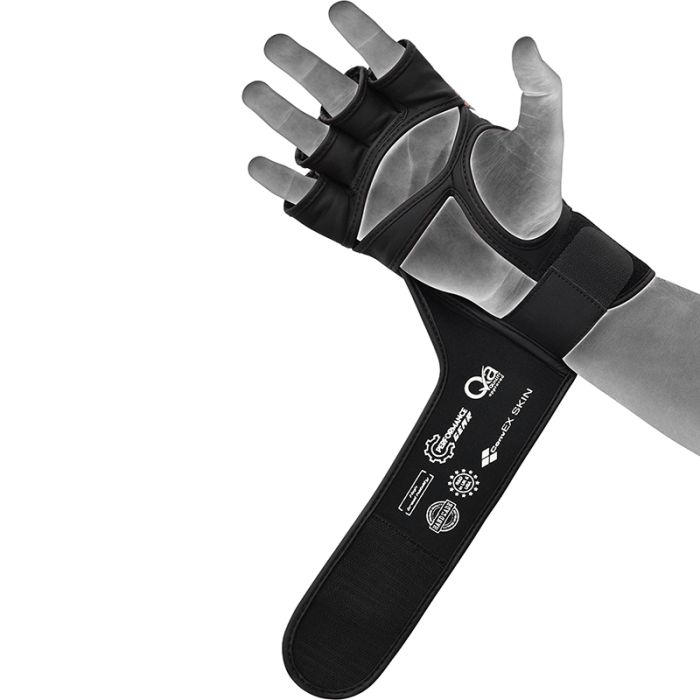 GUANTES DE MMA PARA ENTRENAMIENTO Y GRAPPLING AURA PLUS T17 DORADO -XL - 5