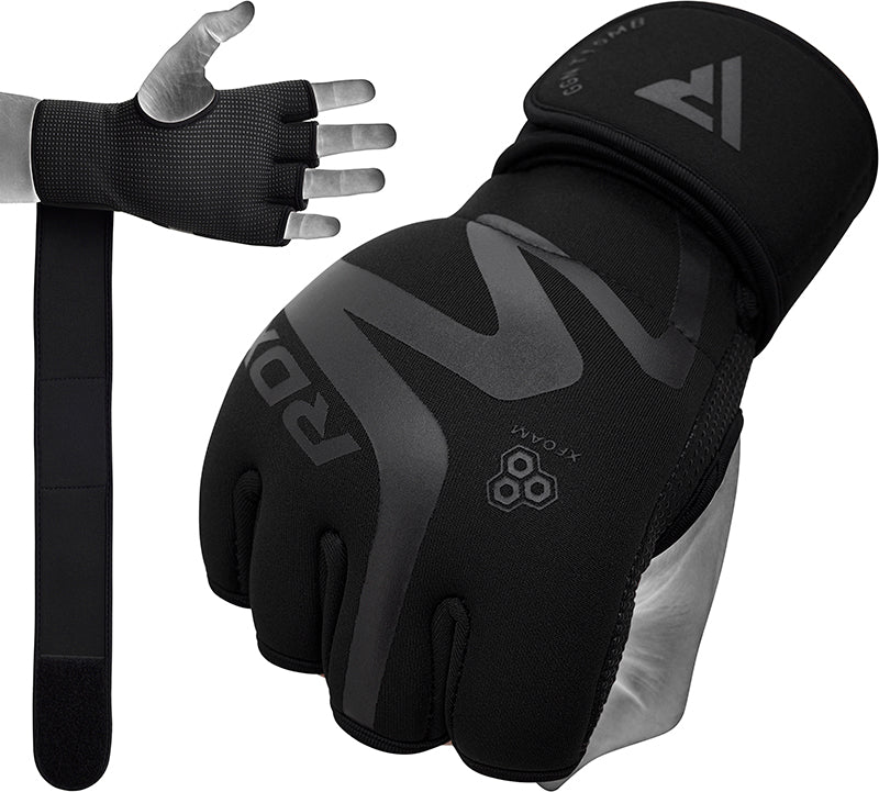GUANTES INTERIORES DE NEOPRENO PARA BOXEO MMA MUAY THAI NOIR T15 - M - 1