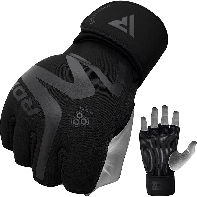 GUANTES INTERIORES DE NEOPRENO PARA BOXEO MMA MUAY THAI NOIR T15 - M - 3