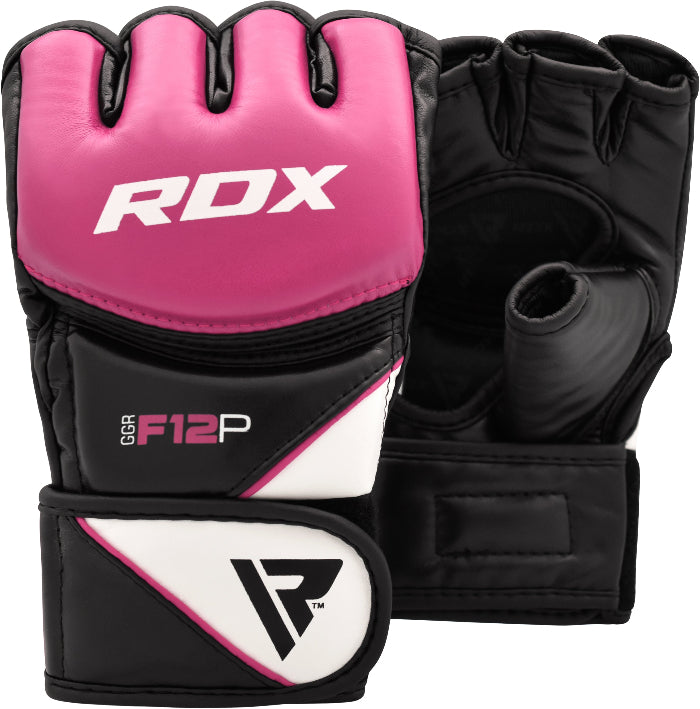 GUANTES DE MMA Y GRAPPLING F12 ROSADO - M - 1