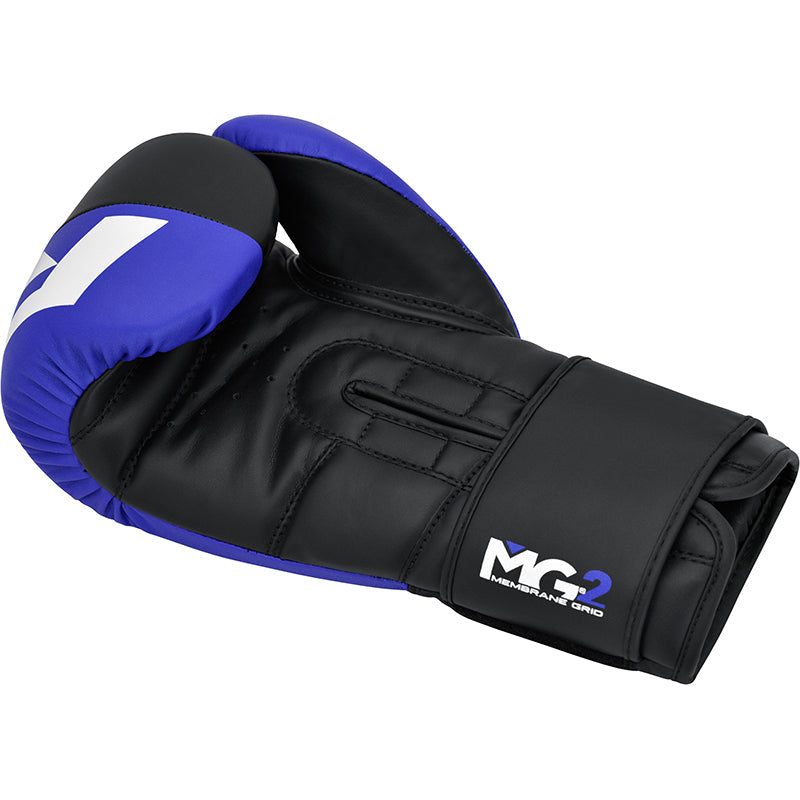 GUANTES DE BOXEO F4 AZUL 12OZ - 4