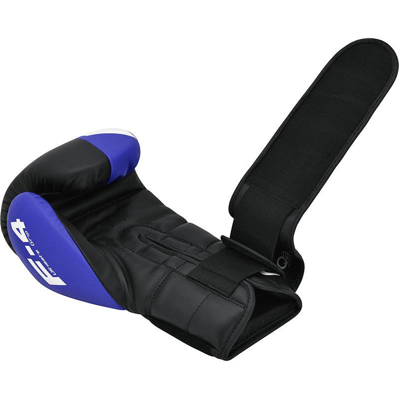 GUANTES DE BOXEO F4 AZUL 12OZ - 5