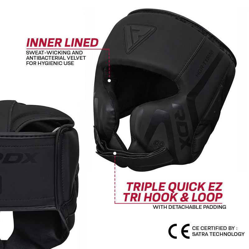CABEZAL O PROTECTOR DE CABEZA NOIR T15 NEGRO - XL - 6