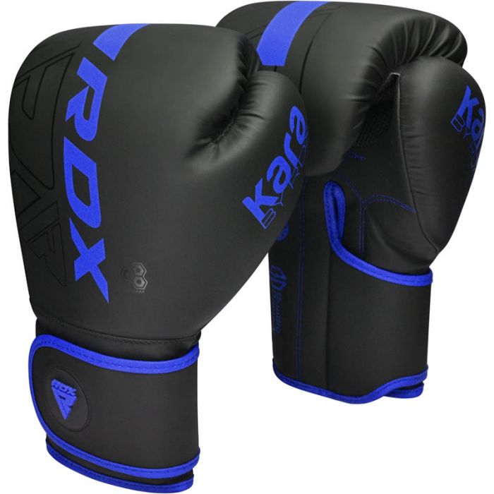 GUANTES DE BOXEO KARA F6 16OZ - AZUL - 4