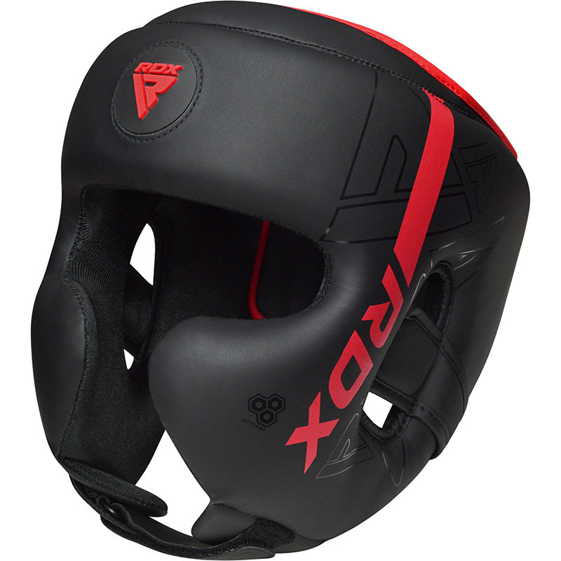 CABEZAL O PROTECTOR DE CABEZA KARA F6 ROJO - S - 4