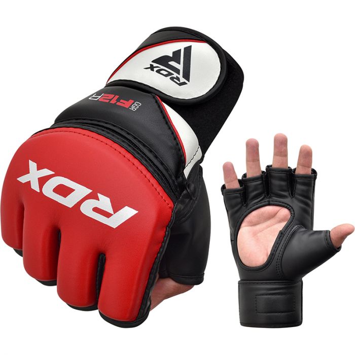 GUANTES DE MMA Y GRAPPLING F12 ROJO - S - 3