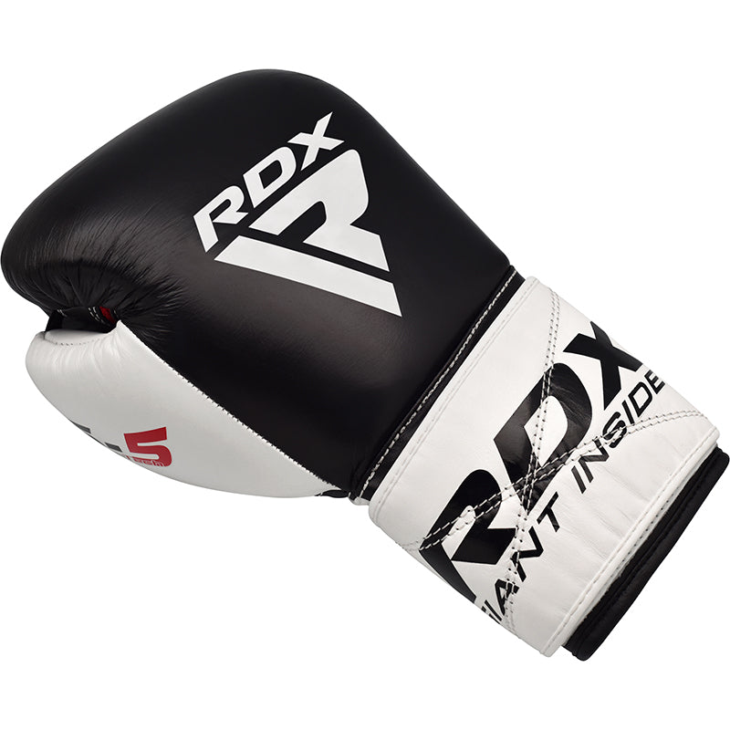 GUANTES DE BOXEO DE CUERO RDX S5 DE 16OZ - 4