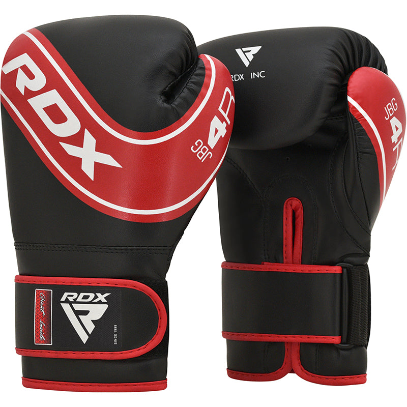 GUANTES DE BOXEO PARA NIÑOS ROBO 4B 4OZ - ROJO - 1