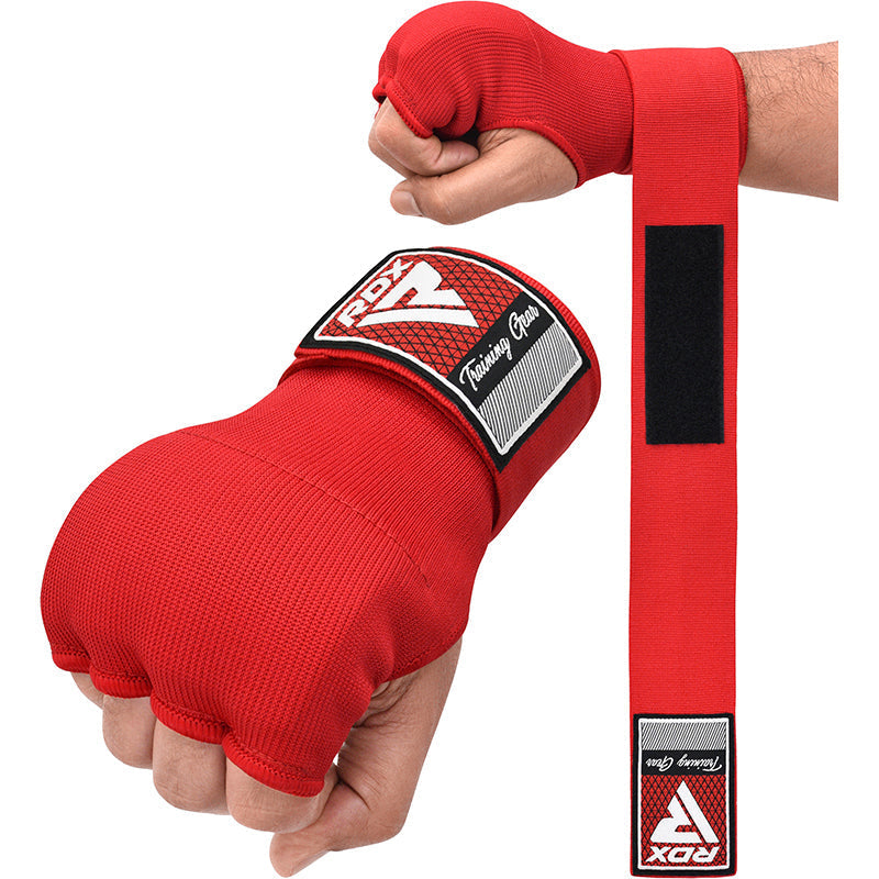 PAR DE GUANTES INTERIORES PARA BOXEO, MMA, MUAY THAI IS2 ROJO - S - 1