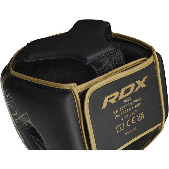 CABEZAL O PROTECTOR DE CABEZA KARA F6 DORADO - L - 5