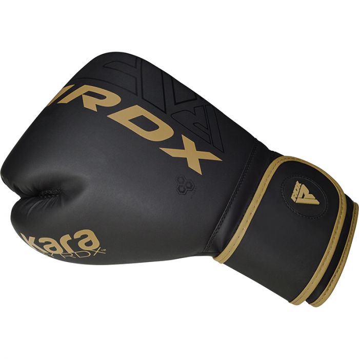 GUANTES DE BOXEO PARA NIÑOS KARA F6 6OZ - DORADO - 3