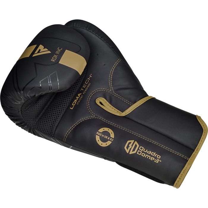 GUANTES DE BOXEO PARA NIÑOS KARA F6 6OZ - DORADO - 4