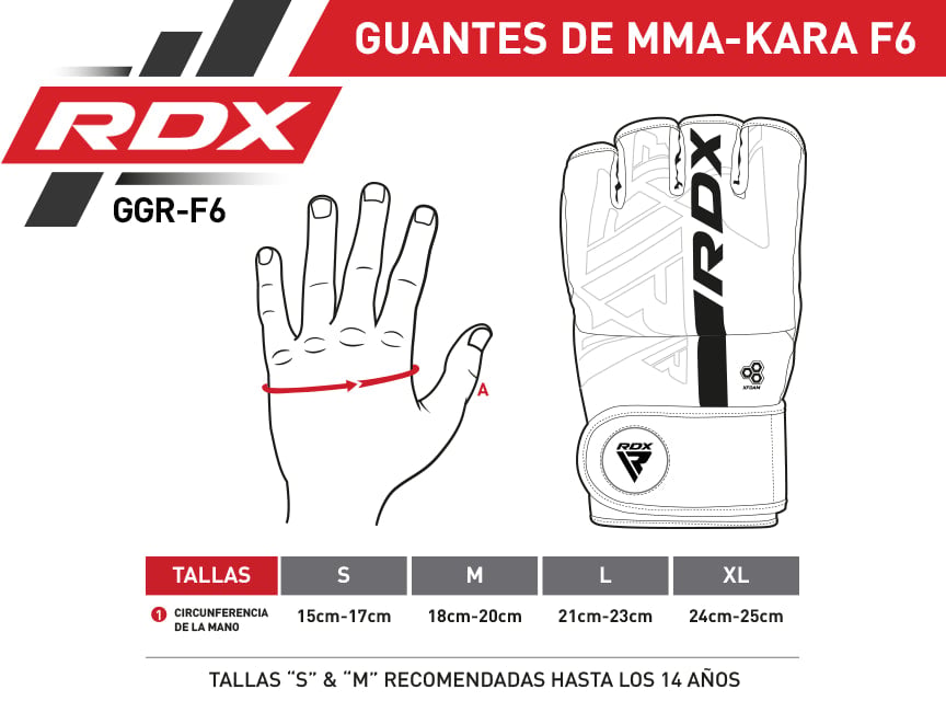 GUANTES DE MMA Y GRAPPLING KARA F6 ROSADO - S - 2