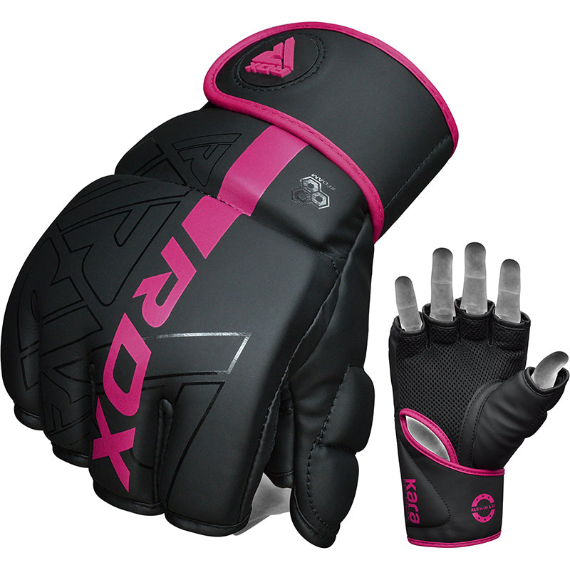 GUANTES DE MMA Y GRAPPLING KARA F6 ROSADO - S - 3