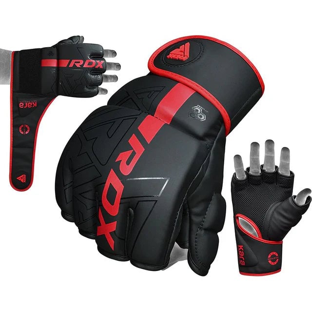 GUANTES DE MMA Y GRAPPLING KARA F6 ROJO - S - 3