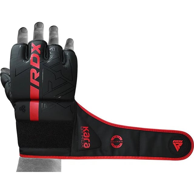 GUANTES DE MMA Y GRAPPLING KARA F6 ROJO - S - 5
