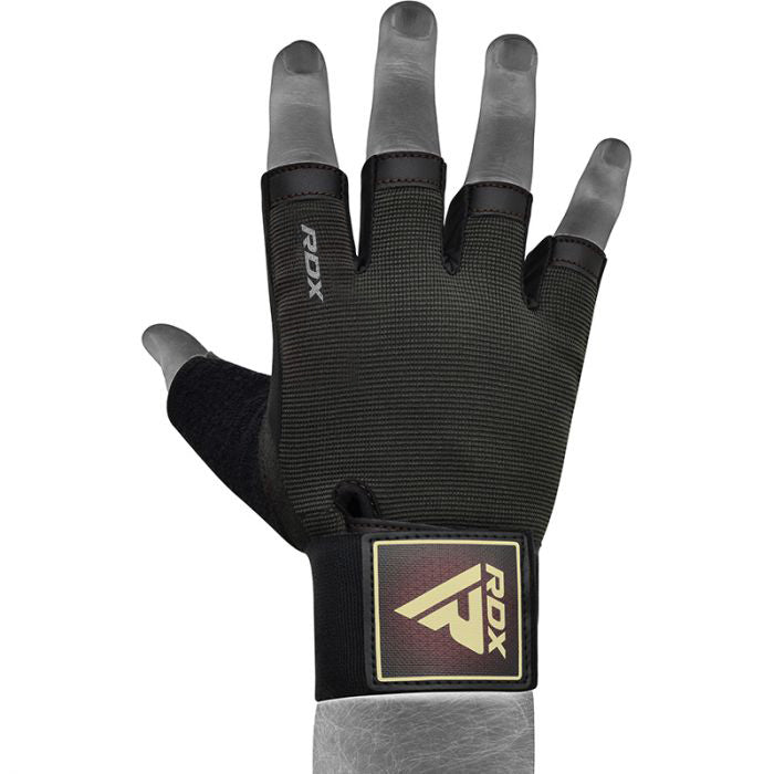GUANTES PARA LEVANTAMIENTO DE PESAS T2H MARRÓN - 1