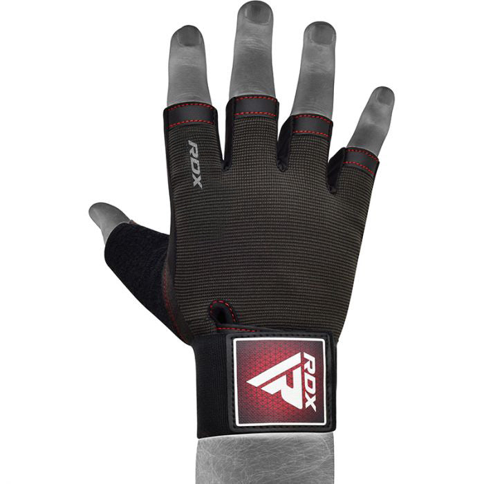 GUANTES PARA LEVANTAMIENTO DE PESAS T2H ROJO - 1