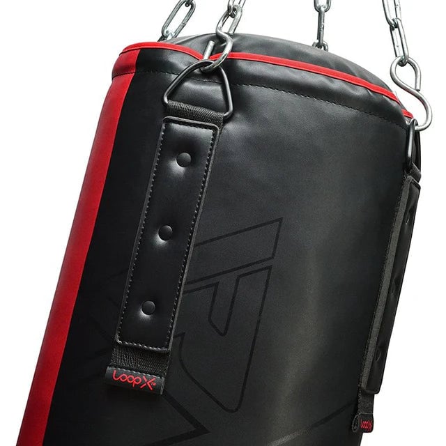 SACO DE BOXEO KARA F6 CON COLGADOR - ROJO - 4
