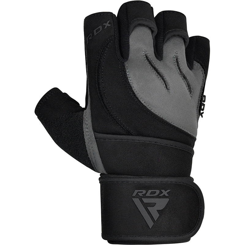 GUANTES PARA LEVANTAMIENTO DE PESAS L4 GRIS - 1