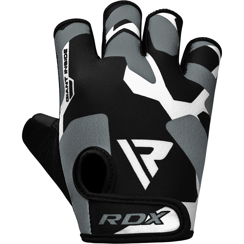 GUANTES PARA LEVANTAMIENTO DE PESAS SUBLIMADOS F6 GRIS - 1