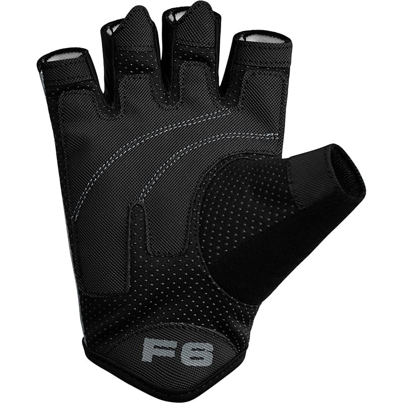 GUANTES PARA LEVANTAMIENTO DE PESAS SUBLIMADOS F6 GRIS - 5