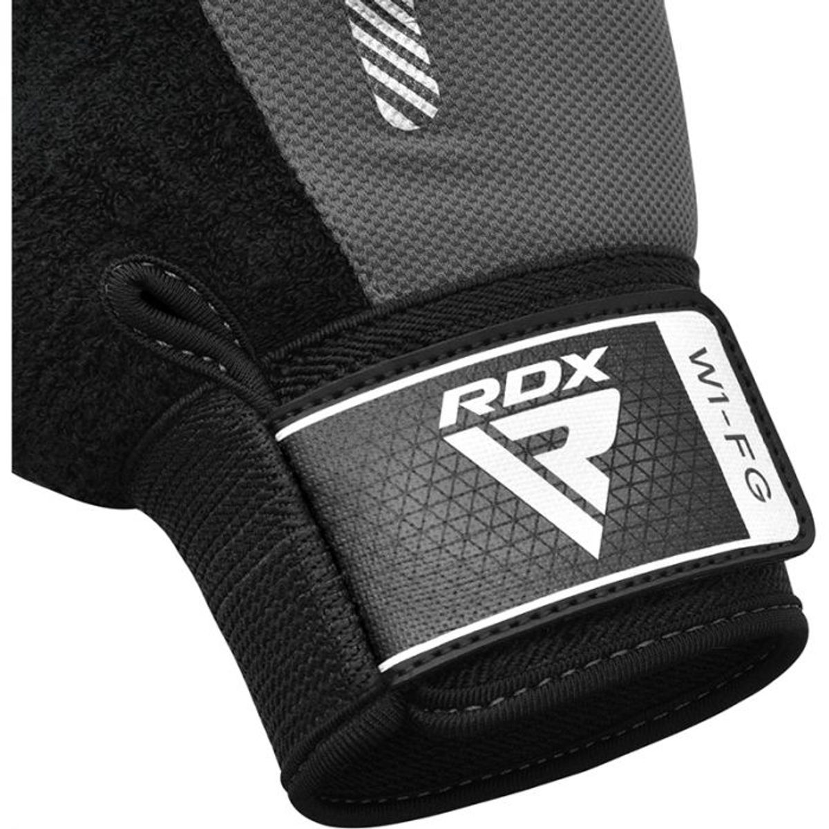 GUANTES PARA LEVANTAMIENTO DE PESAS RDX W1F GRIS - 3