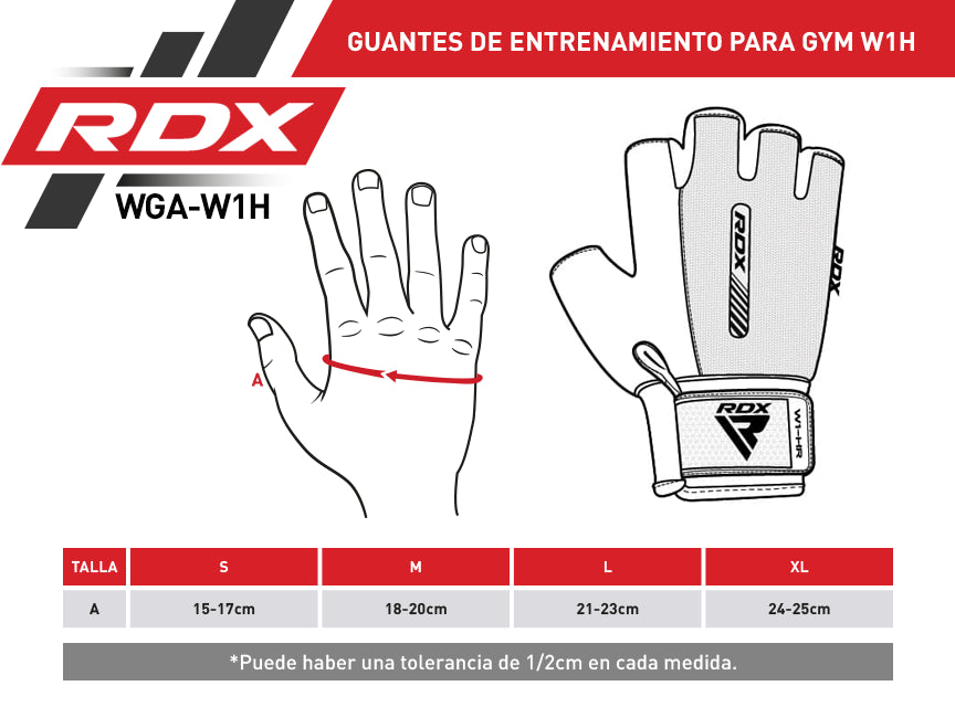 GUANTES PARA LEVANTAMIENTO DE PESAS RDX W1H MORADO - 2