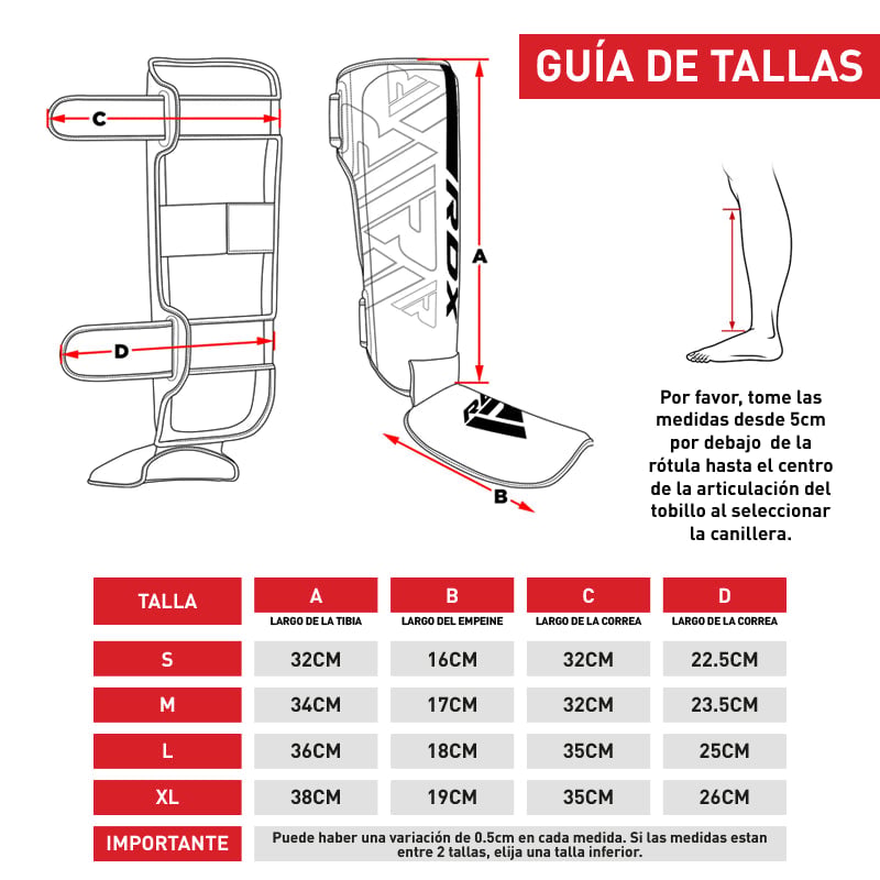 CANILLERAS CON EMPEINE PARA MUAY THAI Y MMA KARA F6 BLANCO - 2