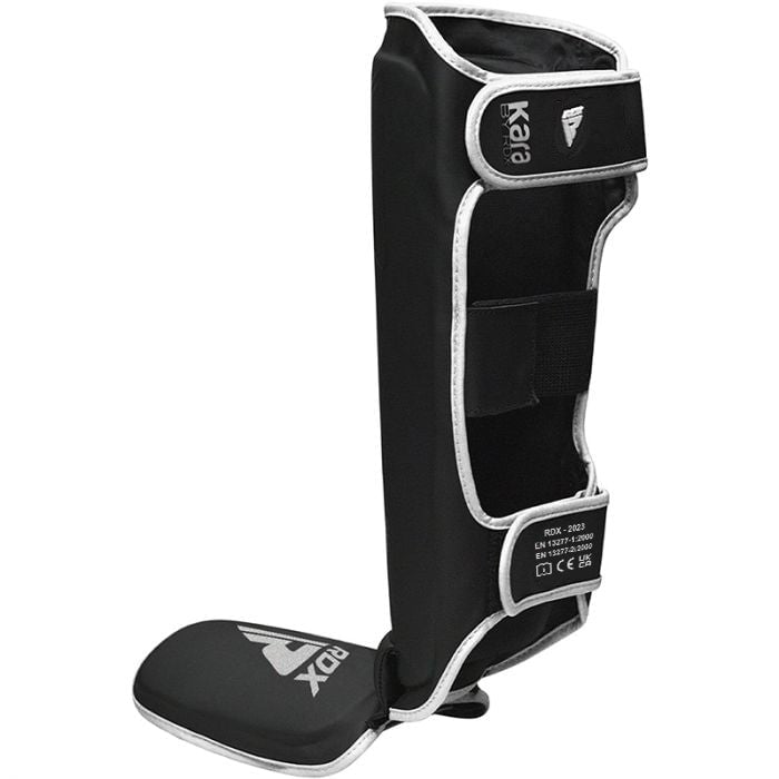 CANILLERAS CON EMPEINE PARA MUAY THAI Y MMA KARA F6 BLANCO - 4