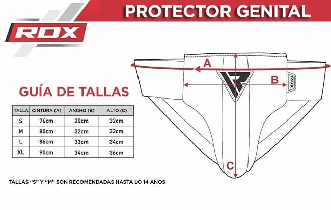 PROTECTOR GENITAL RDX NOIR T15 NEGRO - 2