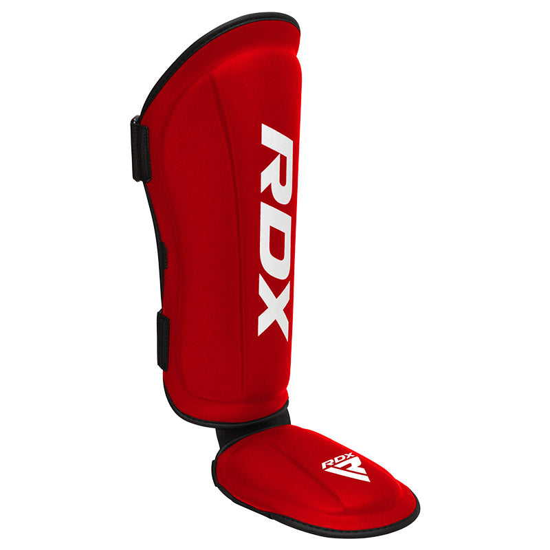 CANILLERAS CON EMPEINE PARA MUAY THAI T1 ROJO - 3
