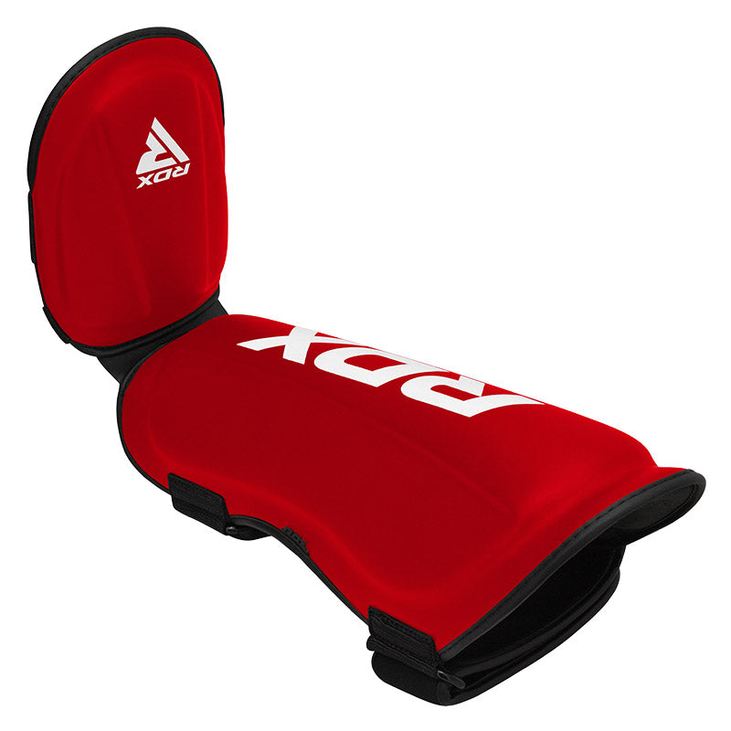 CANILLERAS CON EMPEINE PARA MUAY THAI T1 ROJO - 4