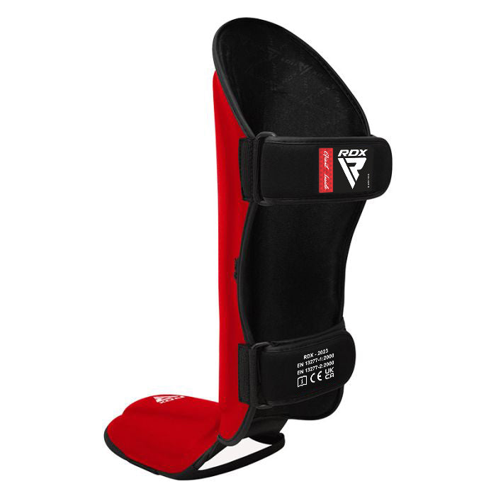 CANILLERAS CON EMPEINE PARA MUAY THAI T1 ROJO - 7