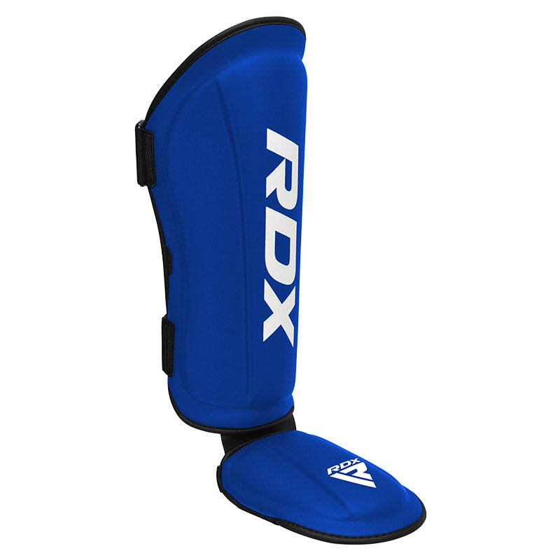 CANILLERAS CON EMPEINE PARA MUAY THAI T1 AZUL - 3