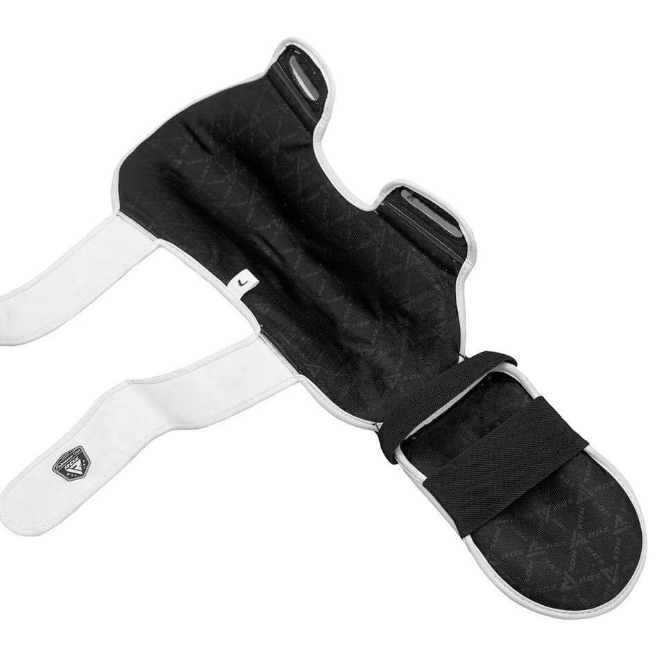 CANILLERAS CON EMPEINE PARA MUAY THAI NOIR T15 BLANCO - 4
