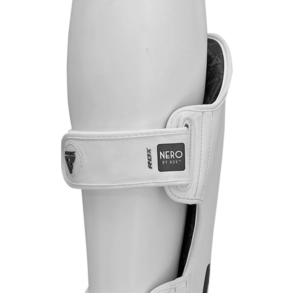 CANILLERAS CON EMPEINE PARA MUAY THAI NOIR T15 BLANCO - 5